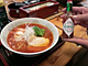 驚きの　鶴ヶ城会館「トマトラーメン」！