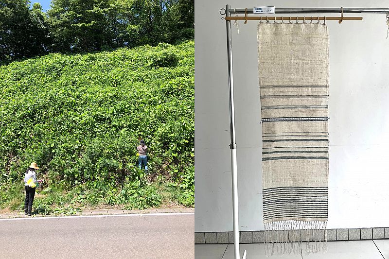 エジプト タペストリー シルク 鳥柄 手織り